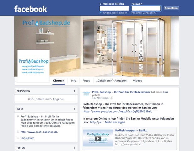 Facebook Profibadshop Facebook Profibadshop