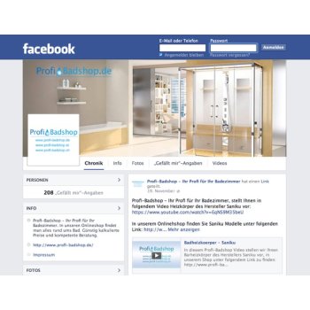 Facebook Profibadshop